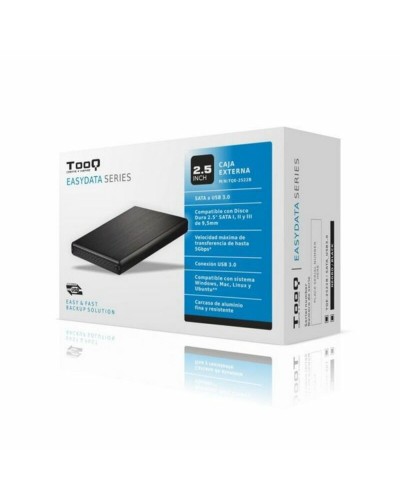 External Box TooQ TQE-2522B HD 2.5" USB 3.1 USB 3.0 SATA USB 3.0