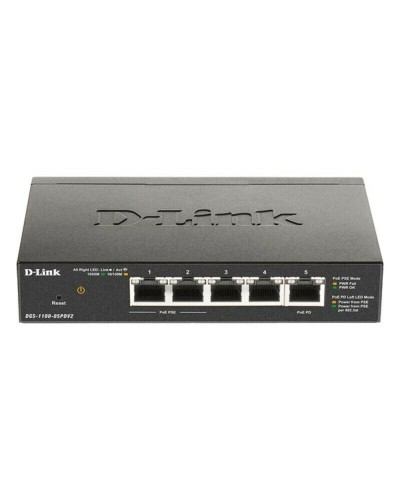 Schakelaar D-Link DGS-1100-05PDV2 5xGbE PoE