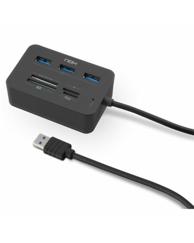 Lector de Tarjetas Externo Nox-Xtreme Lite Reader One Negro