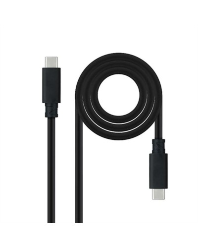 Cavo USB C NANOCABLE 10.01.4101-L150 1,5 m Nero