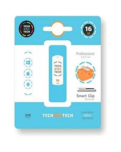 USB Pendrive Tech One Tech Pro Smart Clip 16 GB