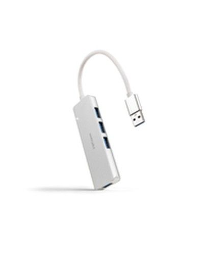 Hub USB NANOCABLE 10.16.4602 Silberfarben