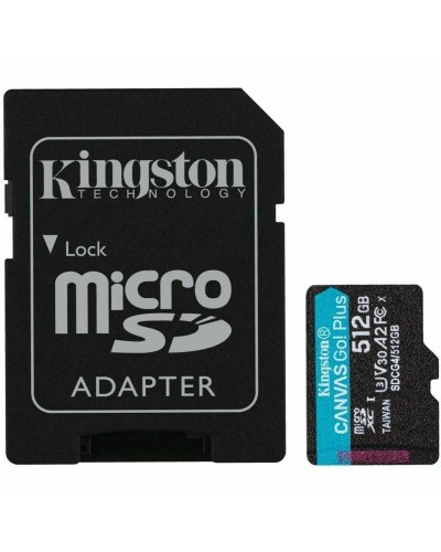 Mikro SD Speicherkarte mit Adapter Kingston SDCG4/512GB