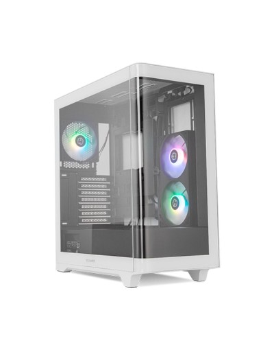 ATX Semi-tower Box Nox-Xtreme NXHUMMERETHERBW White