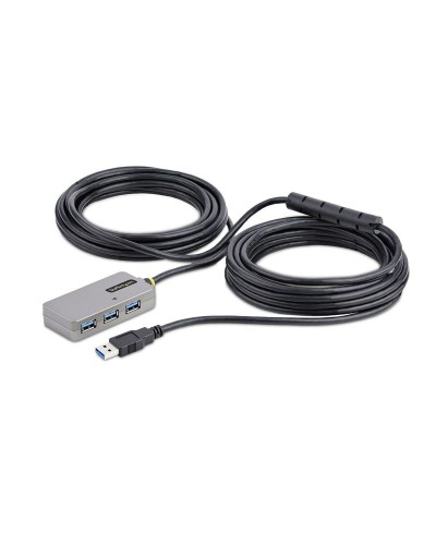 Hub USB Startech U01043-USB-EXTENDER Nero Argentato