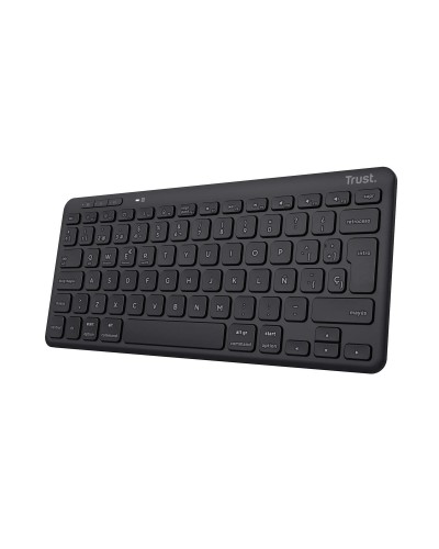 Wireless Keyboard Trust 25059 Spanish Qwerty Black