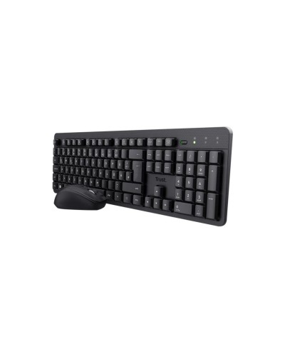 Toetsenbord en muis Trust TKM-360 Zwart Qwerty Spaans