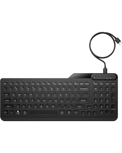 Toetsenbord en muis HP 405 Zwart Qwerty US