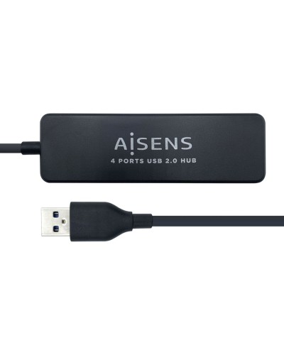 USB-HUB Aisens A104-0402 Svart