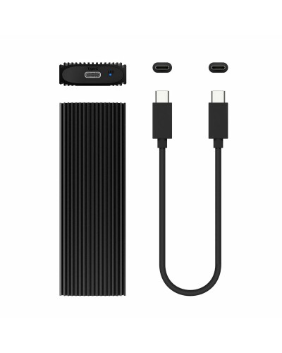 Hårddiskkabinett Aisens ASM2-022B Svart