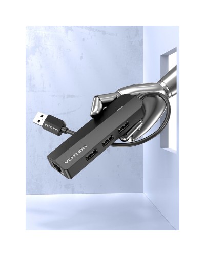 Hub USB Vention CHPBB Schwarz