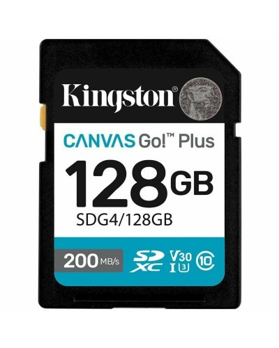 Micro-SD Minneskort med Adapter Kingston SDG4/128GB 128 GB