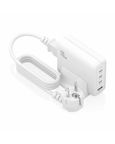 Wall Charger Aisens GAN White 140 W