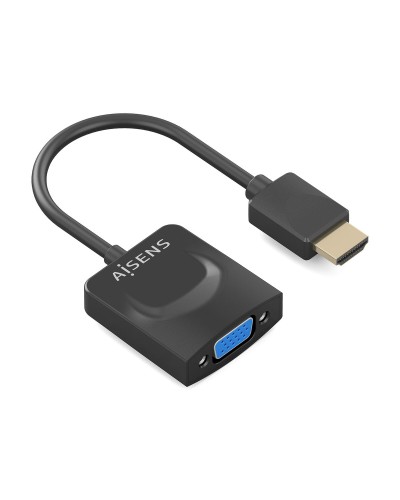 HDMI - SVGA audioadapteri Aisens A122-0947 Musta 15 cm