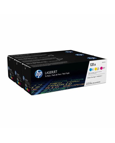 Toner HP 131A Cyan/Magenta/Gul Gul Multicolour Trefärgad