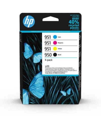 Alkunperäinen mustepatruuna HP 6ZC65AE Musta Keltainen Magenta