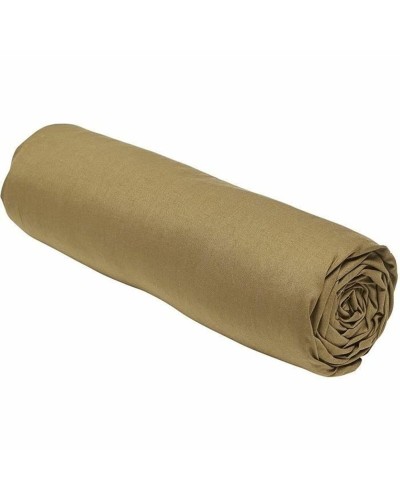 Fitted bottom sheet TODAY Brown 180 x 200 cm