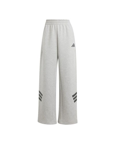 Pantalón Largo Deportivo Adidas Future Icons 3stripes Gris Mujer