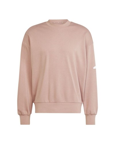 Sudadera sin Capucha Hombre Adidas Swt French Terry Rosa