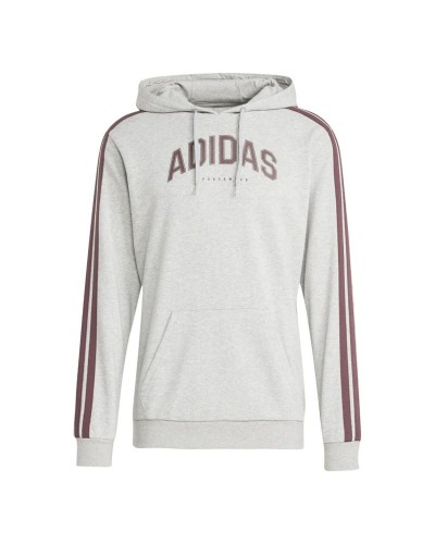 Sweat à capuche homme Adidas Colleg Hood Gris