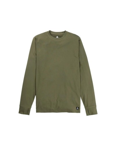 Sweat sans capuche homme Burton Midweight Crew Vert