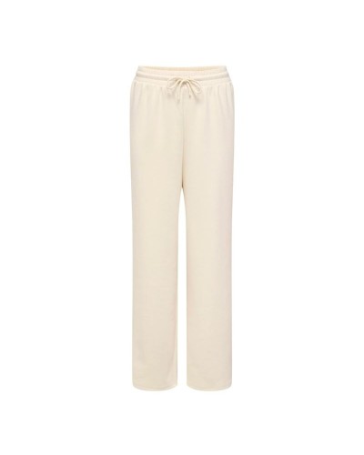 Lange sportbroek Only Onlscarlett Wide Pant Swt Noos Beige Vrouw