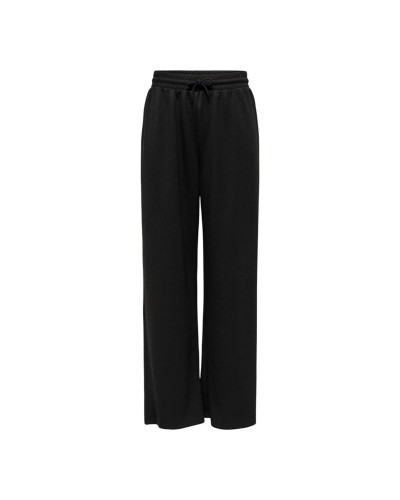 Pitkät urheiluhousut Only Onlscarlett Wide Pant Swt Noos Musta Nainen