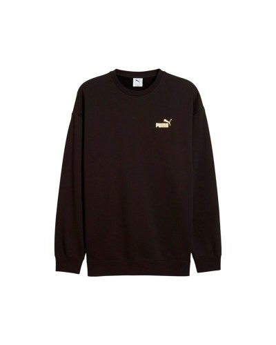 Miesten huputon collegepaita Puma Maximal Metallic Relaxed Musta