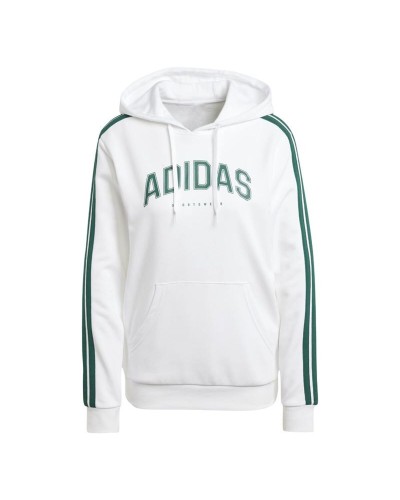 Dameshoodie Adidas Softs Hood Wit