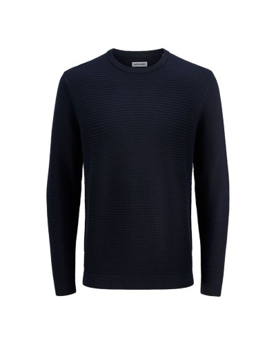 Herren Sweater ohne Kapuze Jack & Jones Jjotto Knit Crew Neck Sky Marineblau