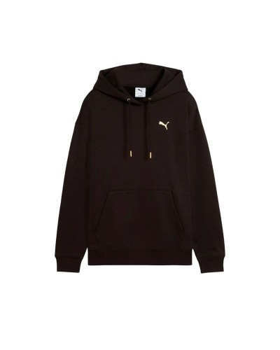 Sweat à capuche femme Puma Maximal Metallic Noir