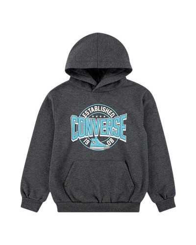 Children’s Hoodie Converse Cnvb Heritage Est Cnv Po Grey