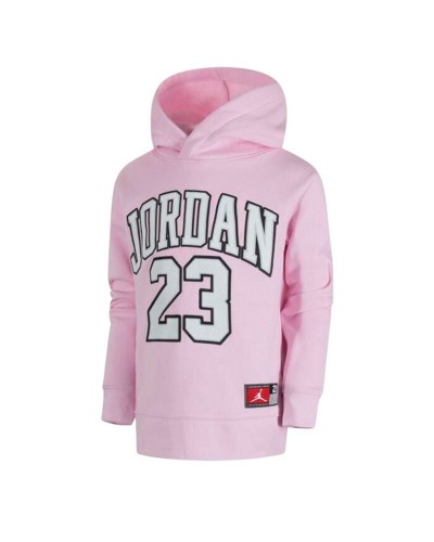 Sweatshirt met Capuchon voor Meisjes Jordan Jordan Hbr Flc Po Hoodie Roze
