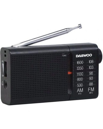 Transistorradio Daewoo DW1119 Svart AM/FM