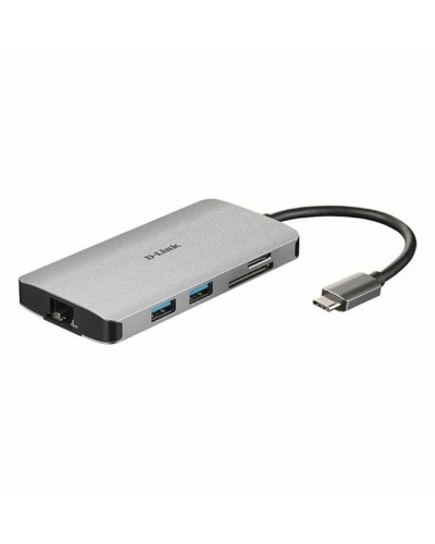 USB-HUB C D-Link DUB-M810 Silvrig