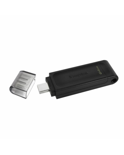 Clé USB Kingston DT70/64GB usb c Noir 64 GB