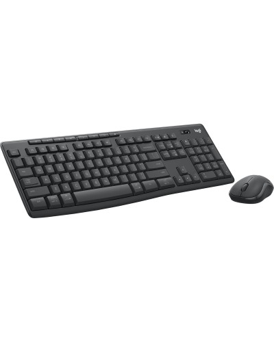 clavier et souris Logitech MK370 Gris Graphite Espagnol Qwerty