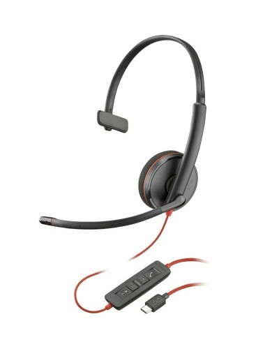 Auriculares con Micrófono Poly 8X214A6 Negro