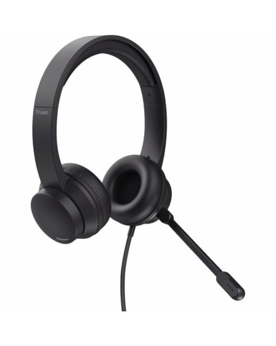 Auriculares con Micrófono Trust 25087 Negro