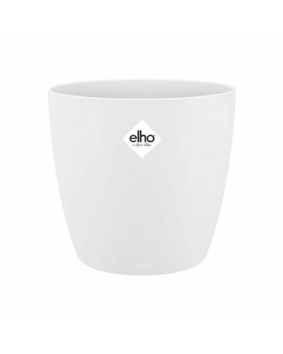 Bloempot Elho Wit Plastic Cirkelvormig