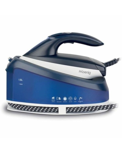 Vertikale Dampfbügeleisen Hkoenig 2200 W Blau