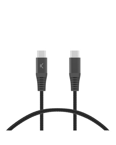 Câble USB KSIX Noir 1 m