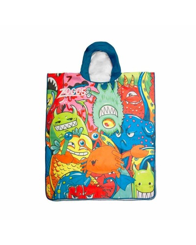 Poncho-Towel with Hood Head 467440-CRA Red