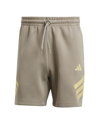 Sportshorts för män Adidas Future Icons 3Bandas Vit Naturell