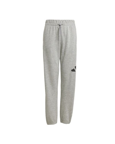 Kinder-Sporthosen Adidas Big Logo French Terry Grau