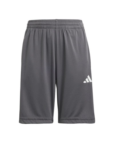 Pantalones Cortos Deportivos para Niños Adidas Tr-Es 3Bandas Sh Gris oscuro