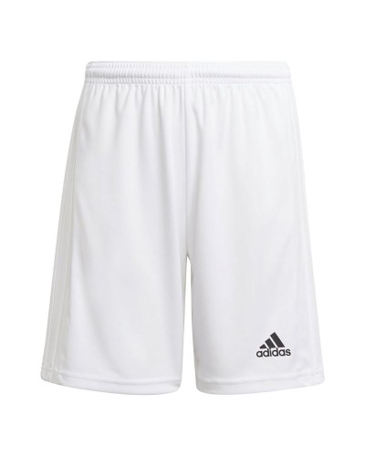 Pantaloncini Sportivi per Bambini Adidas Squad 21 Bianco