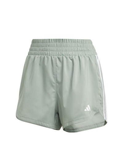 Damen-Sportshorts Adidas Pacer Wvn High grün
