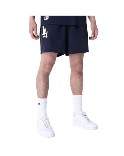Pantalones Cortos Deportivos para Hombre New Era LA Dodgers League Essential Azul marino