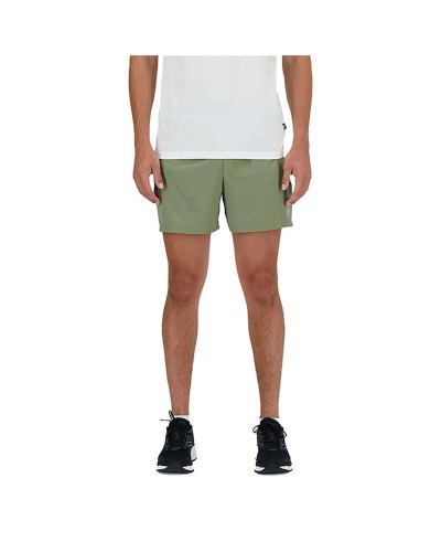 Pantalones Cortos Deportivos para Hombre New Balance Sport Essentials 5 Verde oscuro
